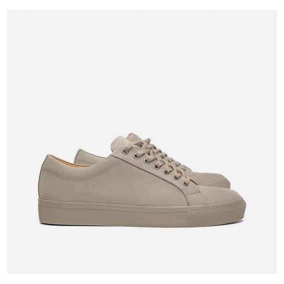 Beige/Tan David Edwards Demonte Cupsole Sneakers - Picture 1 of 7